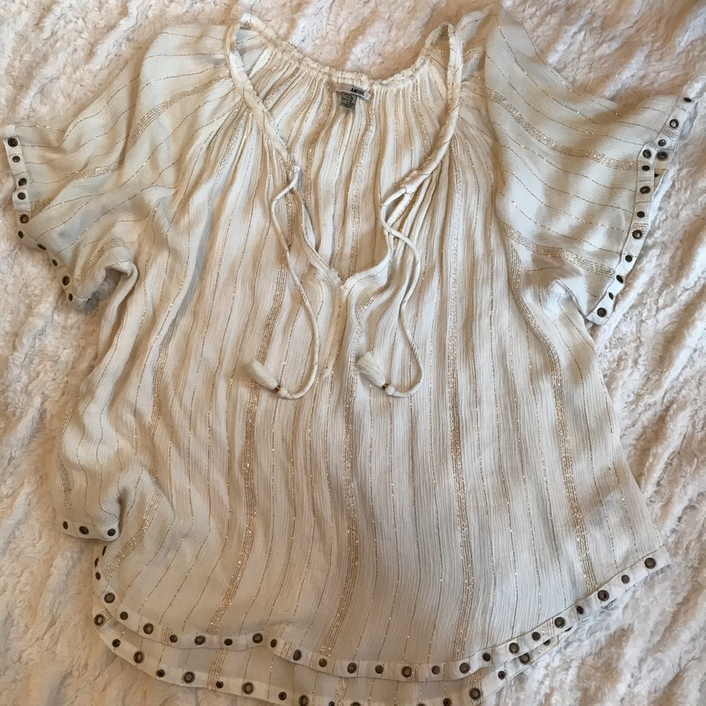 Flowy top.